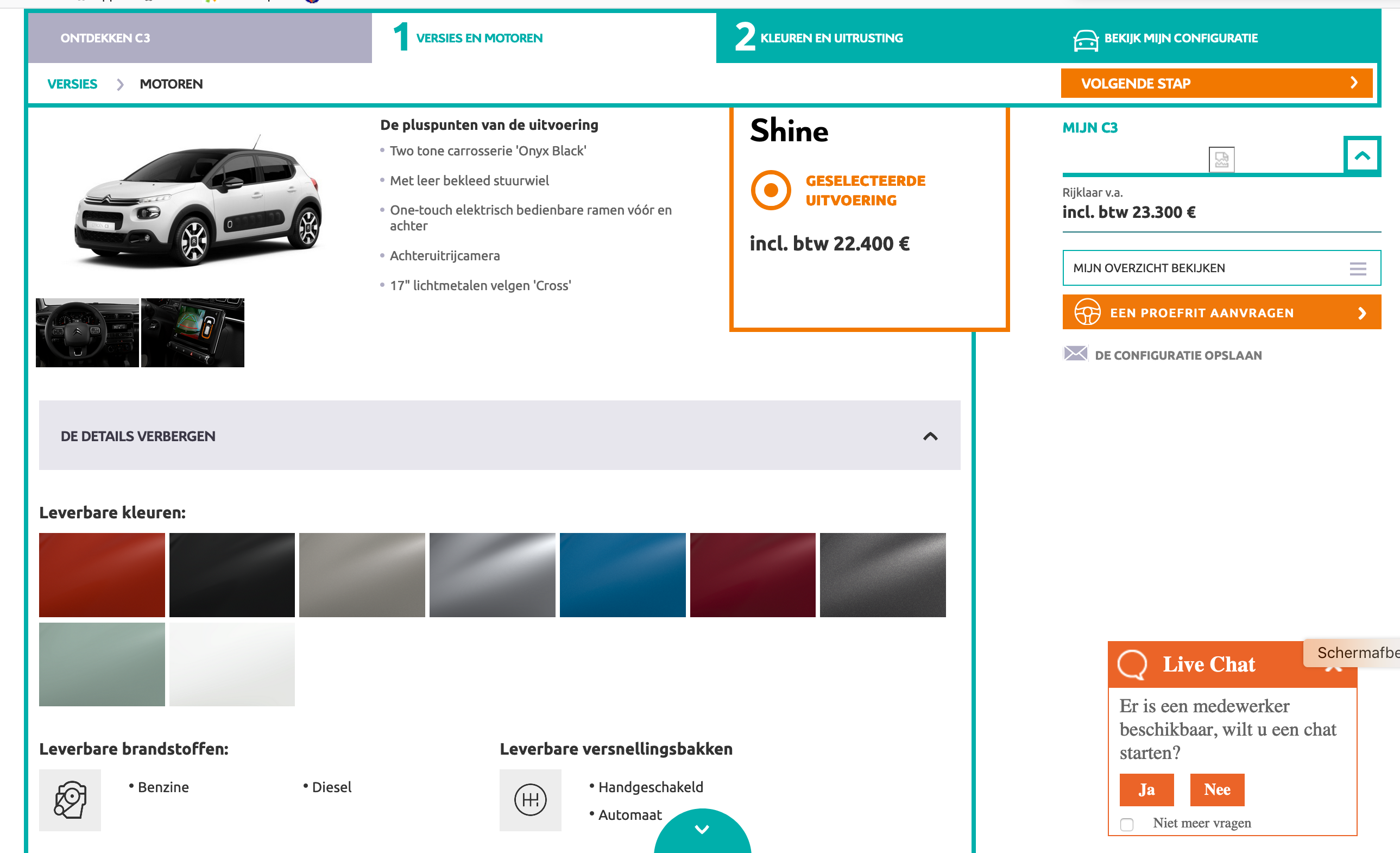 Vrouw aan het stuur - auto configurator - er valt wat te kiezen