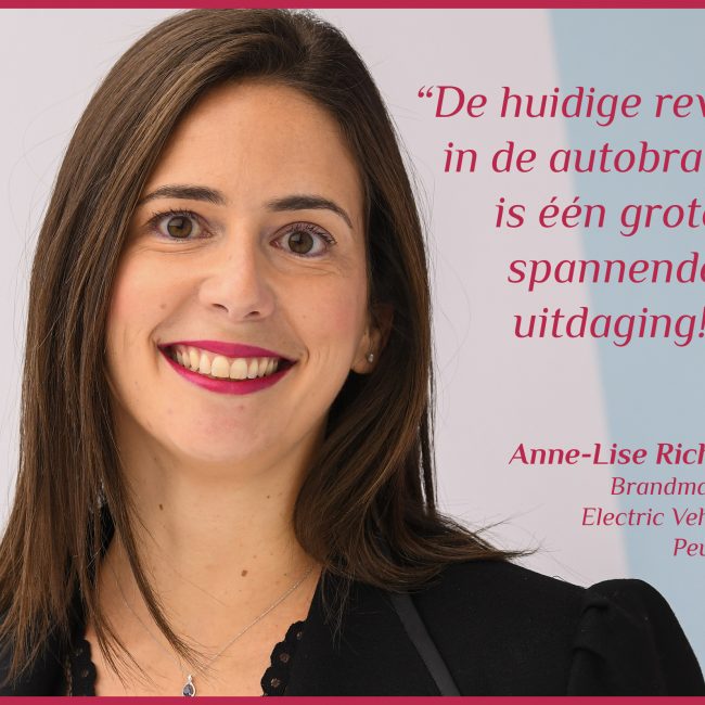 Vrouw aan het stuur - Interview "Unboring the Future": Anne-Lise Richard